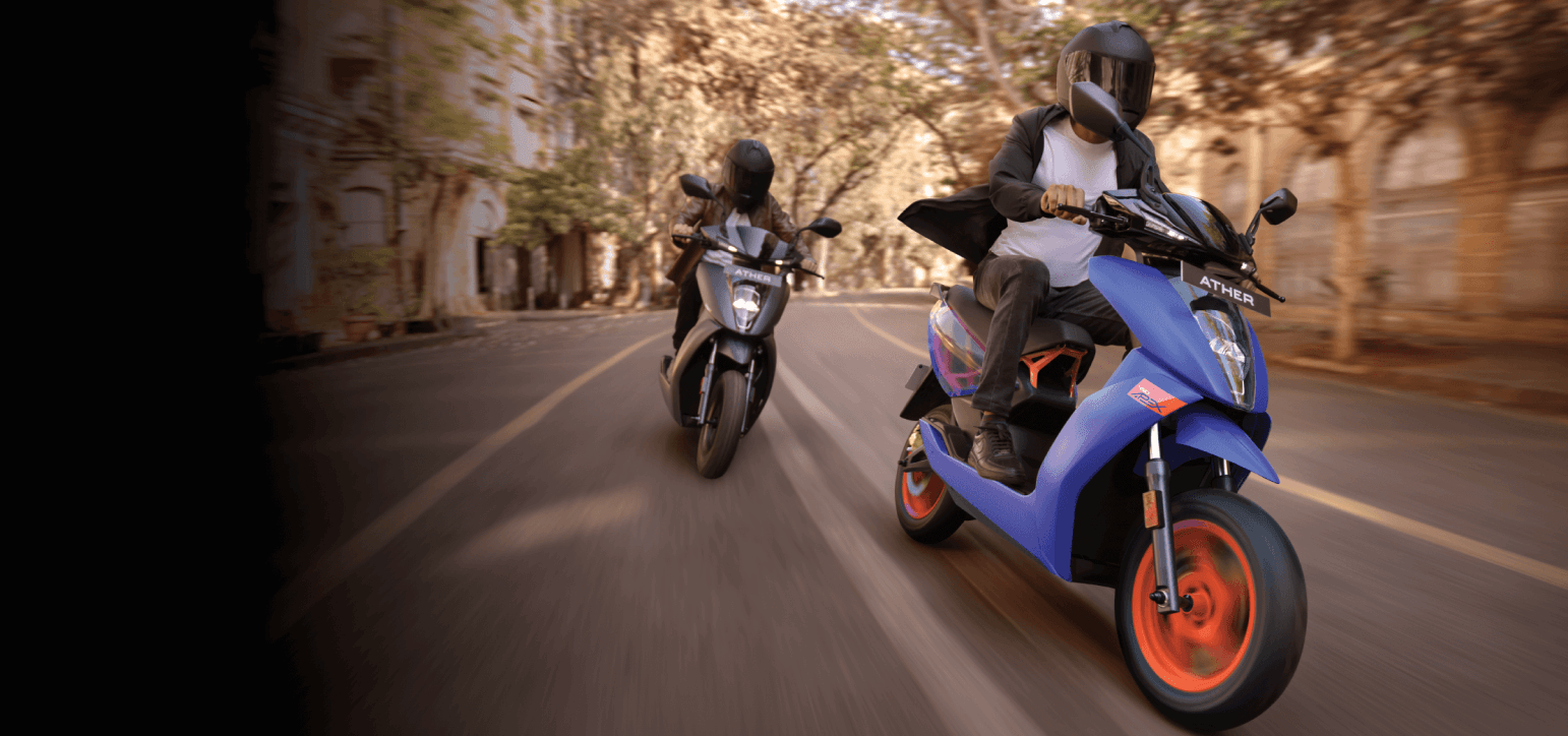 Ather Electric Scooters in India Price Models Range Colour